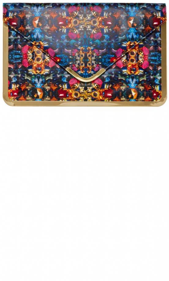 ASOS AW12 Multi Coloured Printed Clutch