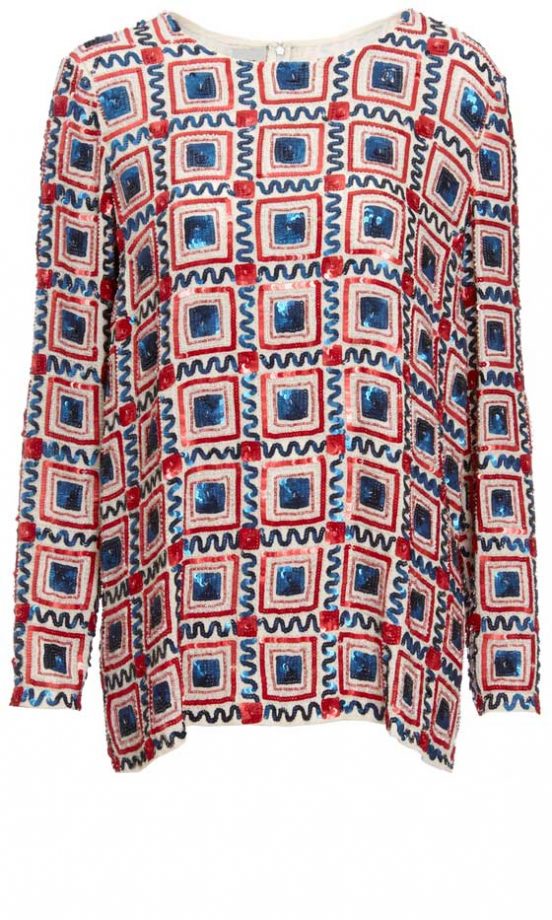 ASOS AW12 Oversized Check Sequin T-Shirt, £75