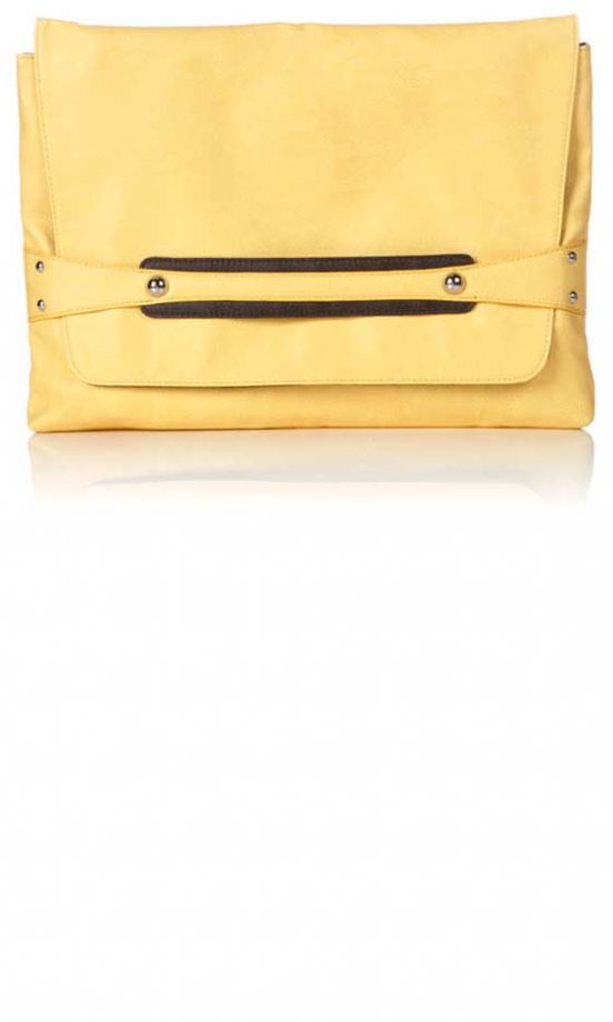 Stylist Pick Oversized Yellow Clutch, £20