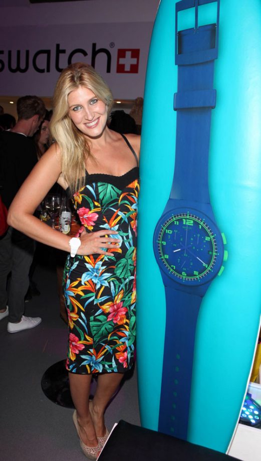 Cheska Hull At The Chrono Plastic Swatch Party, 2012