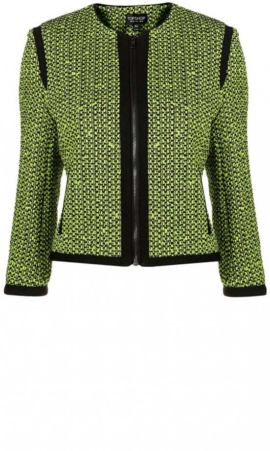 Topshop Green Woven Jacket, £65