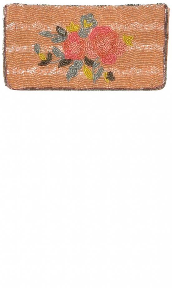 Topshop Rose Beaded Clutch Bag, £28