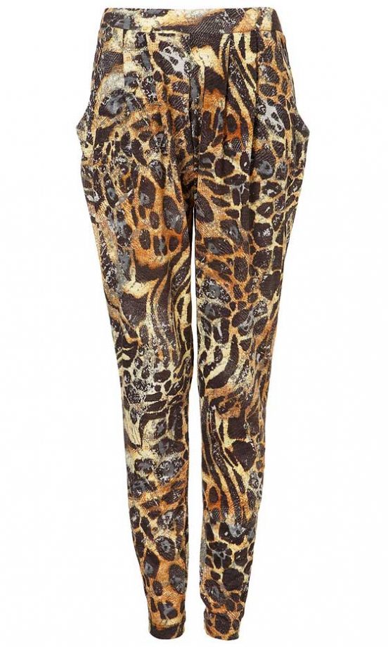 Topshop Animal Print Trousers, £28