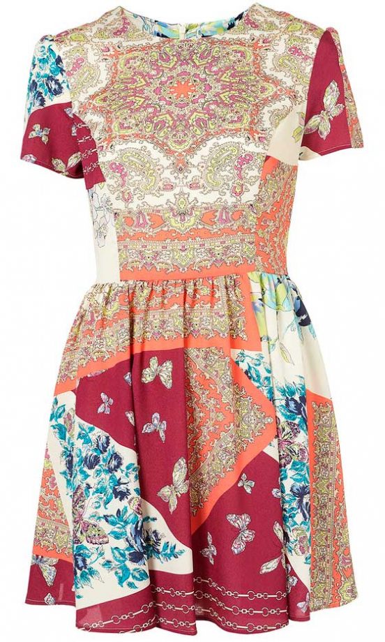 Topshop Scarf Print Dress, £36