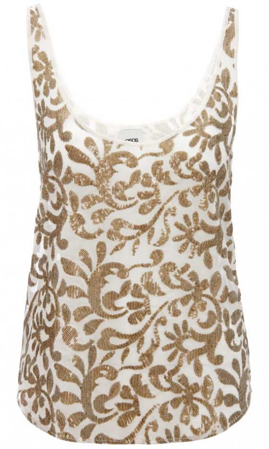 ASOS AW12 Floral Beaded Vest, £40