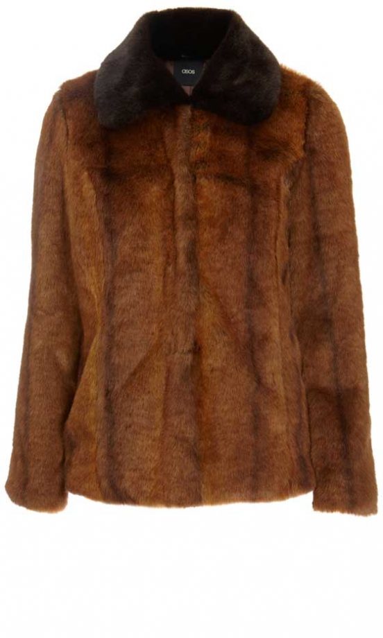 ASOS AW12 Contrast Fur Jacket, £85