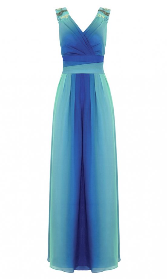 Monsoon Blue Tone Maxi Dress, £199