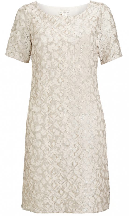 Monsoon Nude Sleeve Dress, £95