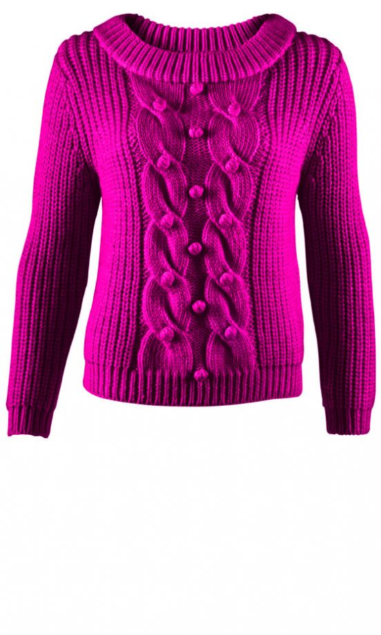Matalan AW12 Fuchsia Chunky Knit Jumper, £24