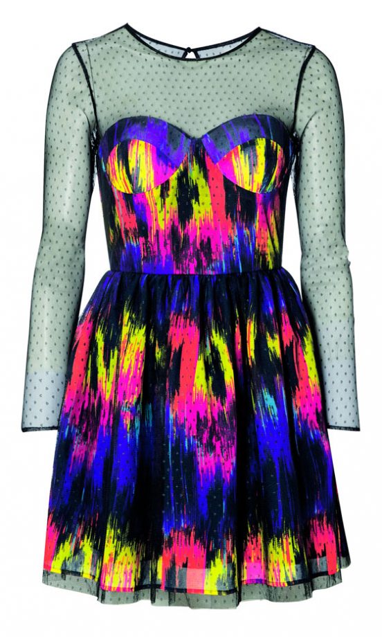 Matalan AW12 Graphic Print Prom Dress, £32