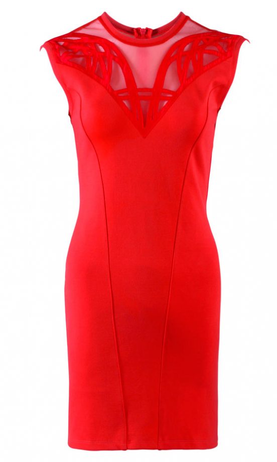 Matalan AW12 Red Bodycon Dress, £24