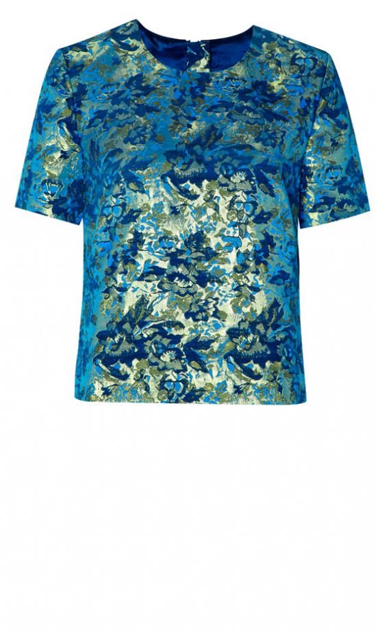 Matalan AW12 Metallic Pattern Top. £18