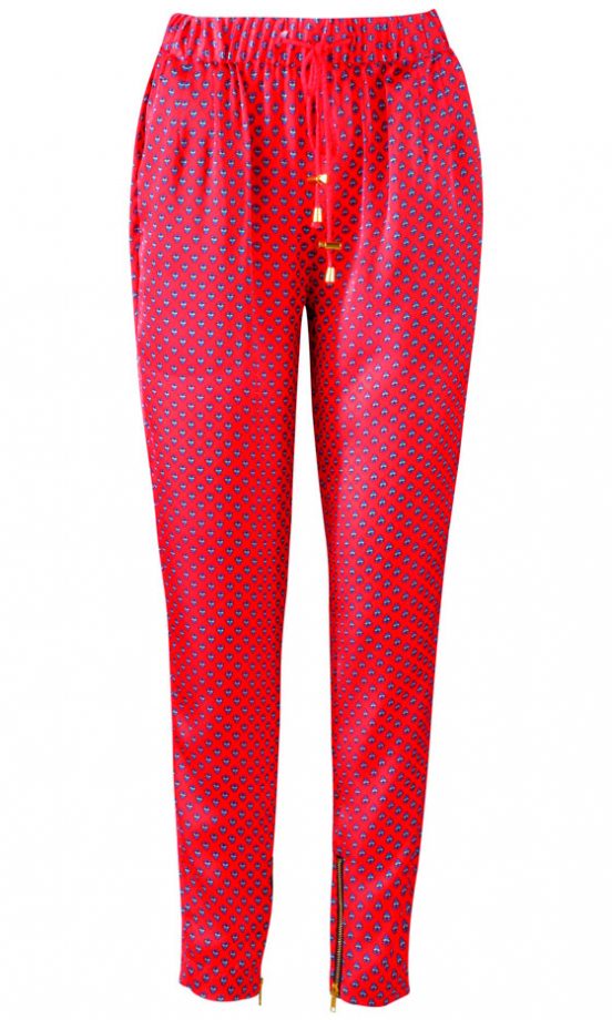 Matalan AW12 Red Print Sport Trousers, £18