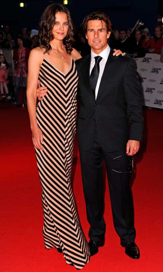 Katie Holmes And Tom Cruise At The National Movie Awards, 2010