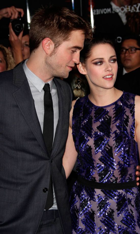 Robert Pattinson And Kristen Stewart At The Twilight Saga: Breaking Dawn: Part 1 In LA, 2012