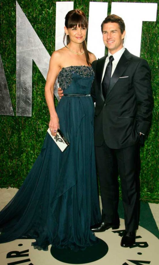 Katie Holmes And Tom Cruise At The 84th Annual Academy Awards, 2012