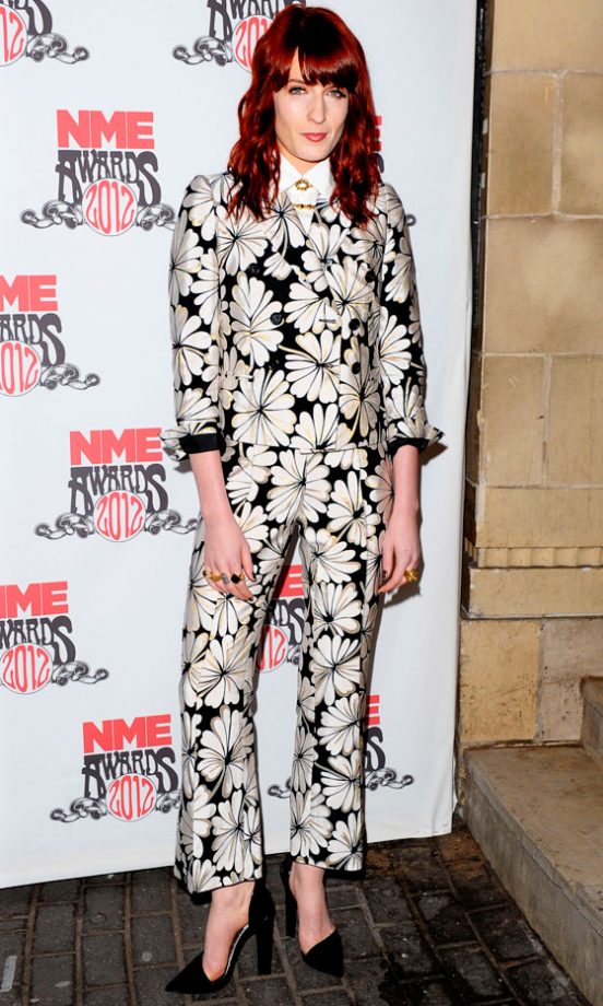 Florence Welch Amped Up Her Floral Print With This Co-ord Outfit, 2012