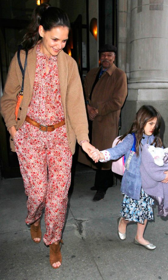 Katie Holmes Nailed The Pyjama Fashion Trend With This Downtime Look, 2012