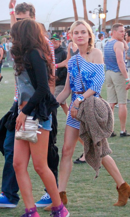 Diane Kruger At Coachella Festival, 2012