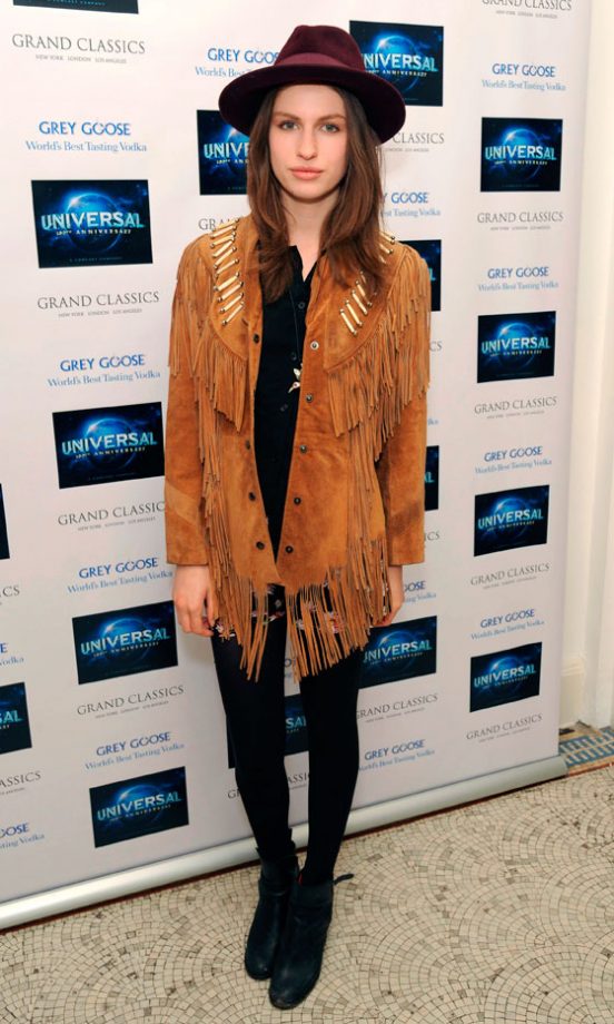 Tali Lennox Wowed In This Frayed Jacket, Perfect Festival Fashion, 2012