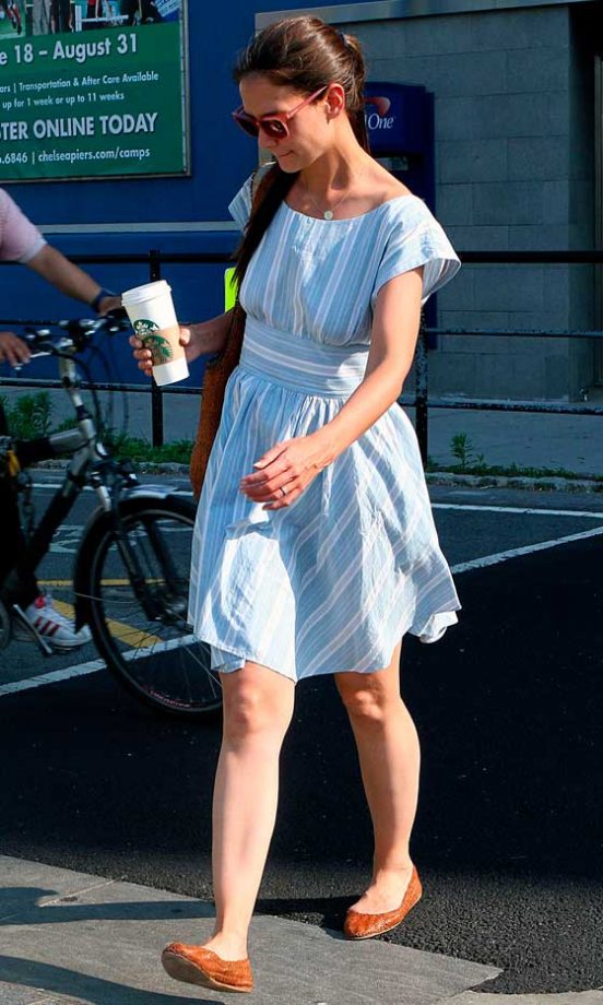 Katie Holmes Out And About In New York, 2012