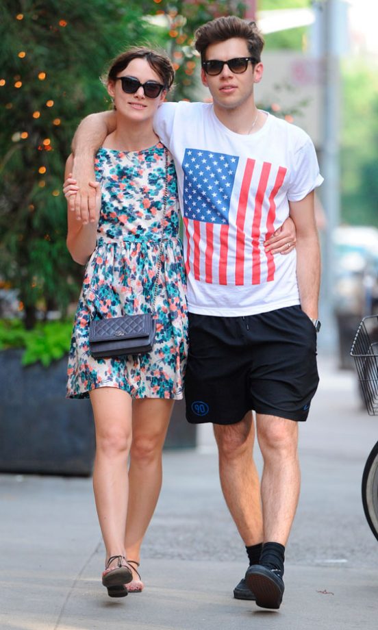 Keira Knightley And James Righton Out In New York, 2012