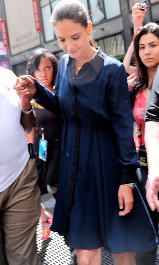 Katie Holmes Out In New York, 2012