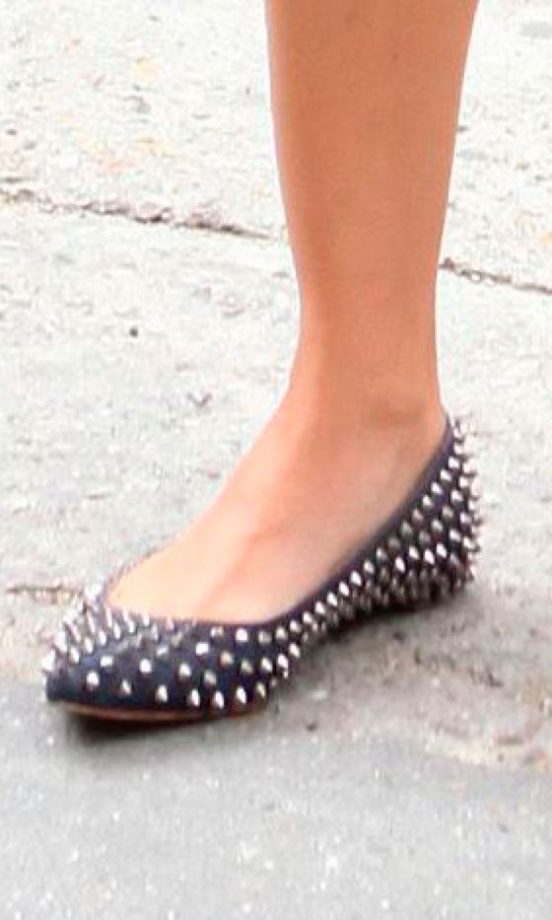 Diane Kruger's Studded Pumps At The Chanel SS13 Show At Haute Couture Week In Paris, 2012