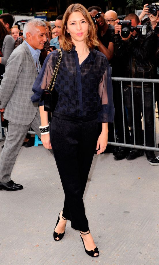 Sofia Coppola At The Chanel SS13 Show At Haute Couture Week In Paris, 2012