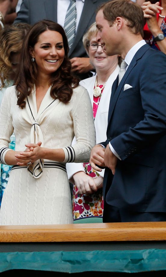 Kate Middleton And Prince William At The Wimbledon Tennis Championships, 2012