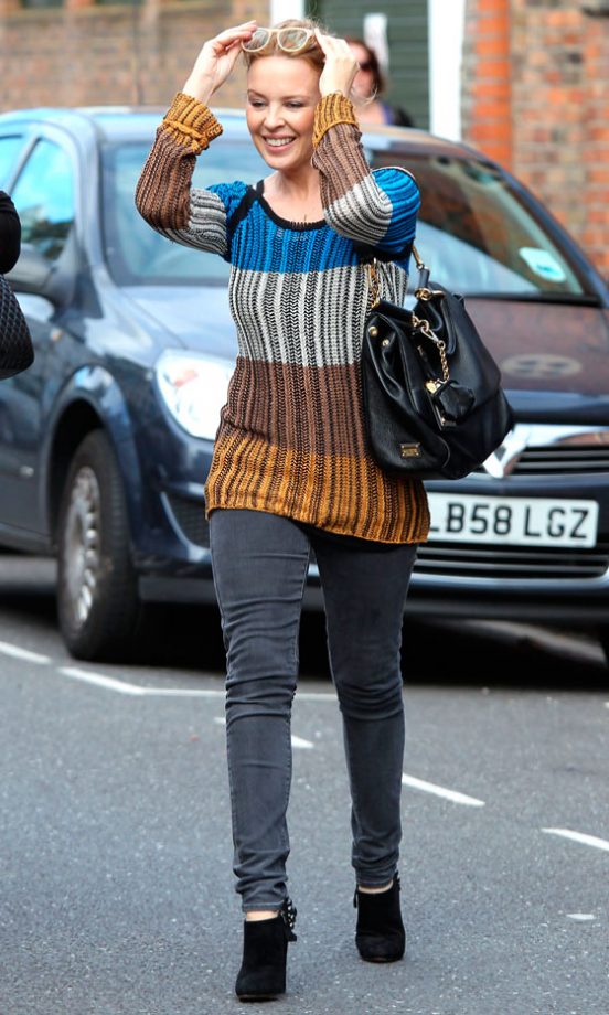 Kylie Minogue Out In London, 2012