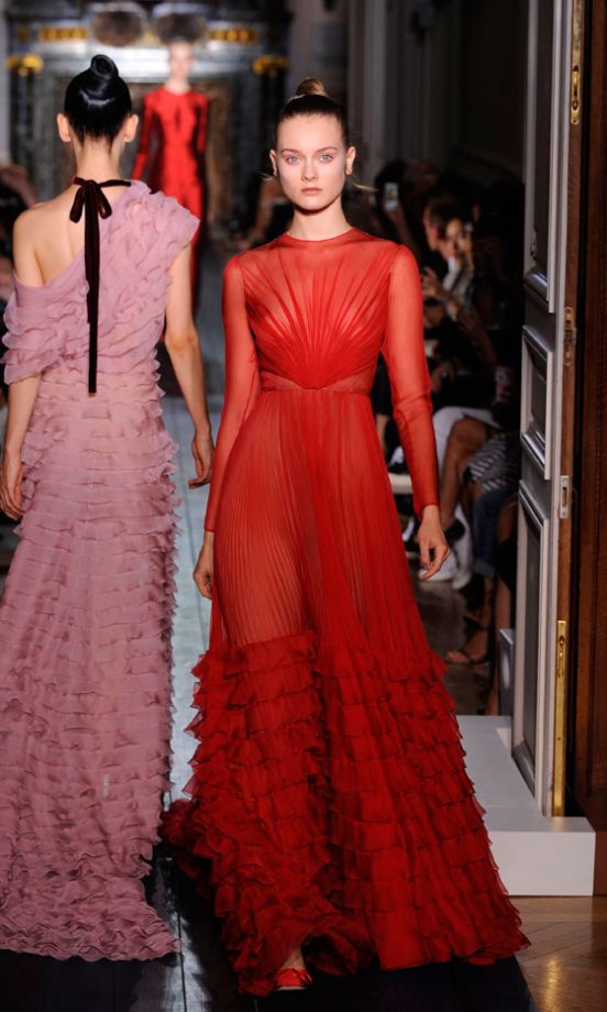 Valentino Show At Paris Couture Fashion Week, 2012