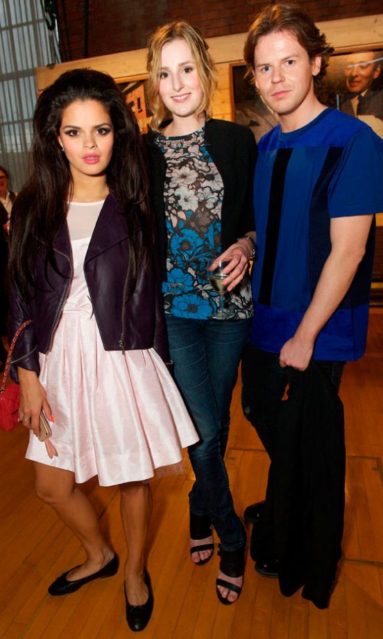 Bip Libg, Laura Carmichael And Christopher Kane At David Bailey's 'East End' Exhibition, 2012