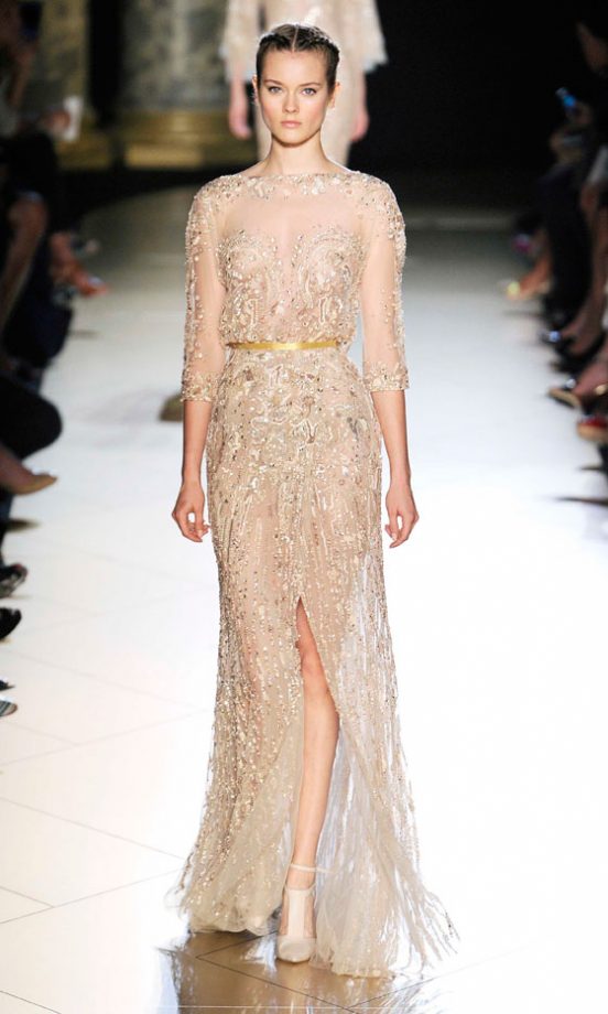 Elie Saab Show At Paris Haute Couture Fashion Week, 2012