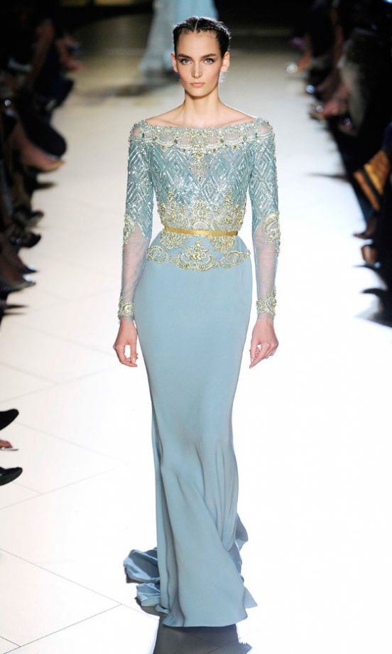 Elie Saab Show At Paris Haute Couture Fashion Week, 2012