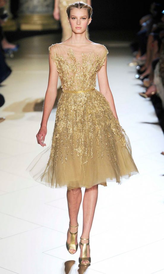 Elie Saab Show At Paris Haute Couture Fashion Week, 2012