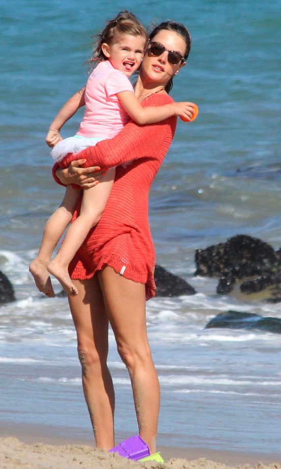 Alessandra Ambrosio At Malibu Beach, 2012