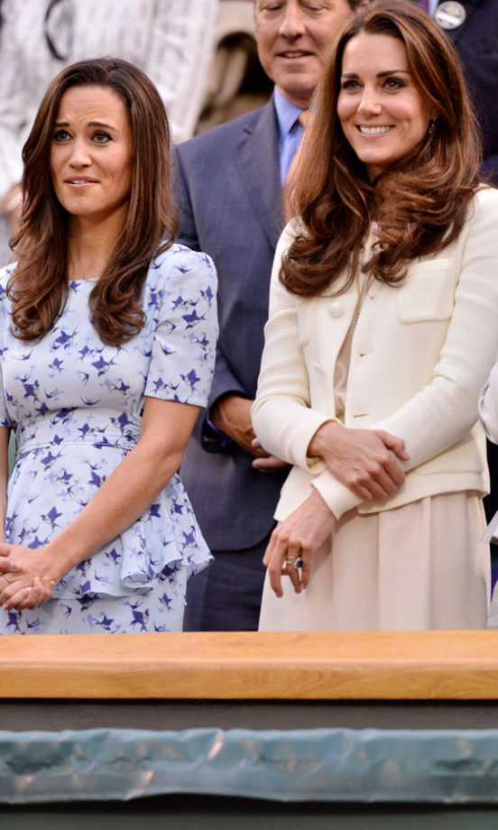 Kate And Pippa Middleton At Wimbledon, 2012