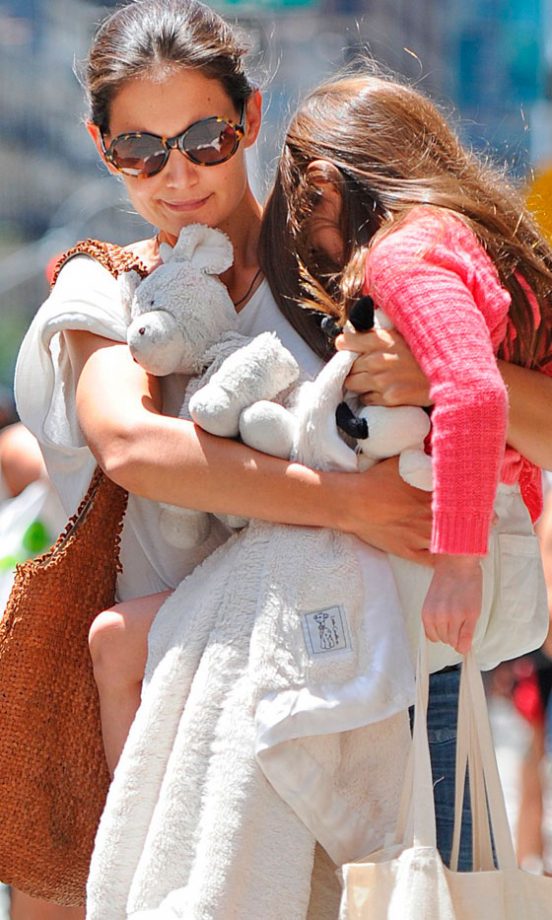 Katie Holmes Out In New York, 2012