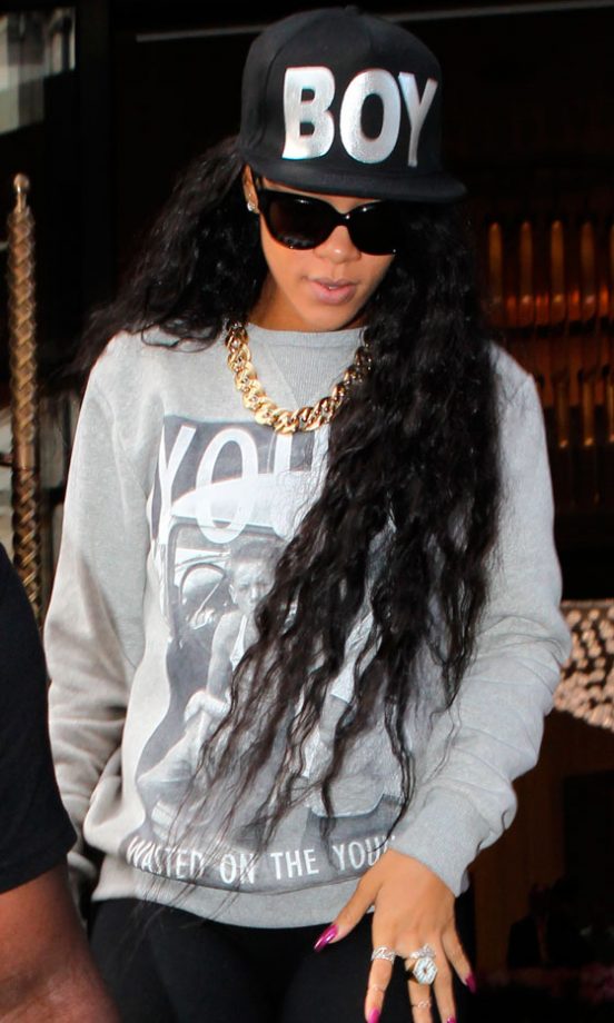 Rihanna Out In London, 2012