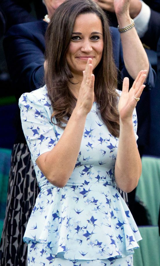 Pippa Middleton Looked Amazing In Her Peplum Dress At The Wimbledon Tennis Championships, 2012