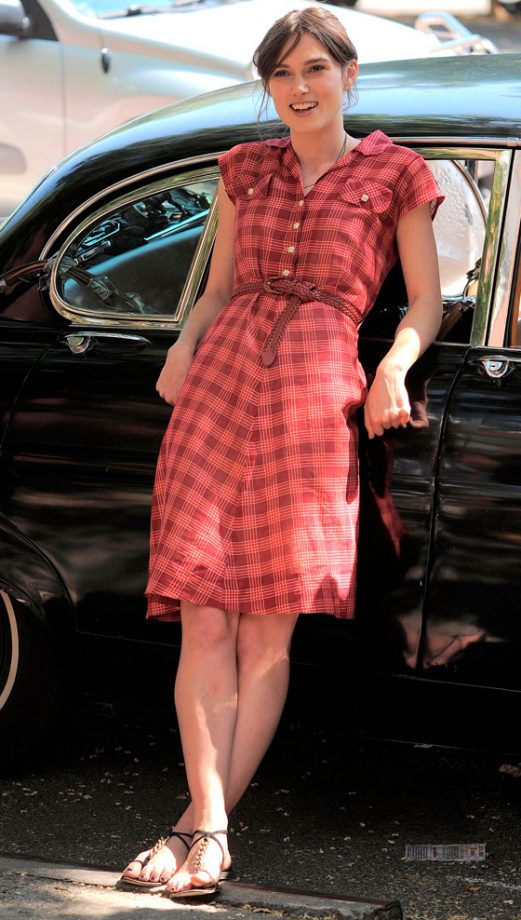Keira Knightley On The Set Of Can A Song Save Your Life? 2012