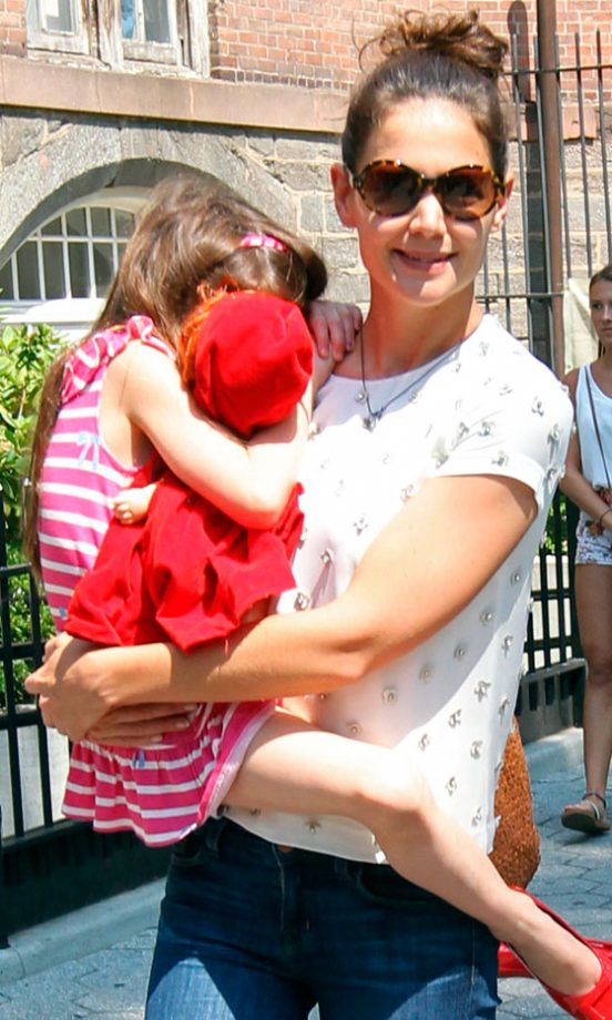 Katie Holmes And Suri Cruise Out In New York, 2012