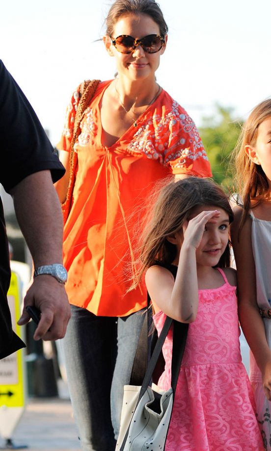 Katie Holmes And Suri Cruise Out In New York, 2012