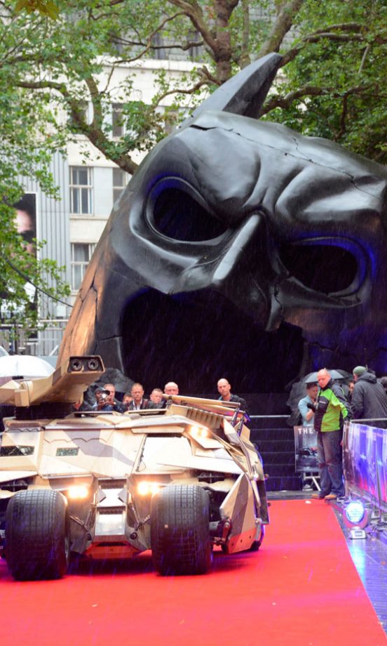 The Batmobile The Dark Knight Rises Premiere In London, 2012