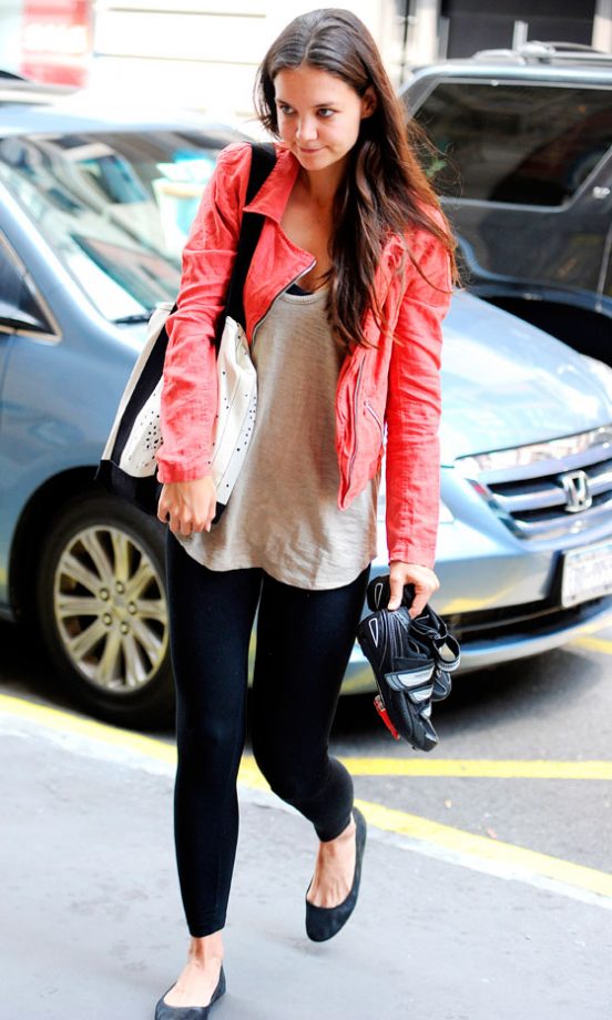 Katie Holmes Out in New York, 2012