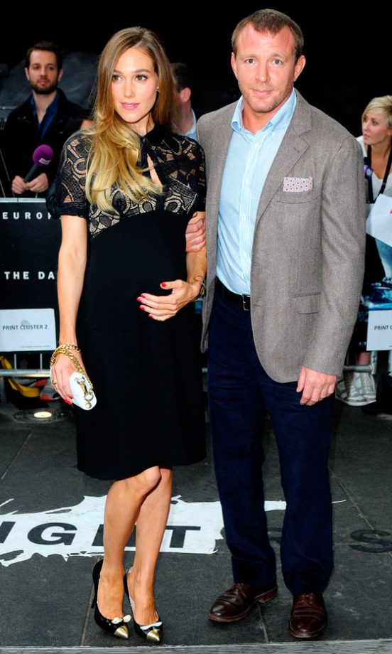 Guy Ritchie And Jacqui Ainsley At The At The Dark Knight Rises Premiere In London, 2012