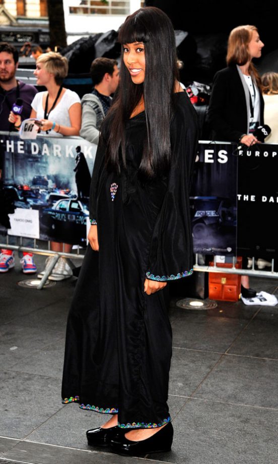 VV Brown At The At The Dark Knight Rises Premiere In London, 2012