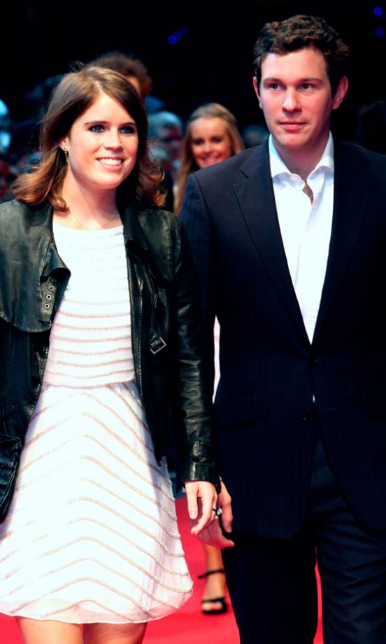 Princess Eugenie And Jack Brooksbank At The At The Dark Knight Rises Premiere In London, 2012