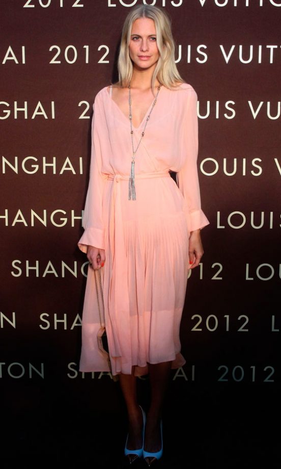 Poppy Delevigne At The Louis Vuitton Store Opening In China, 2012